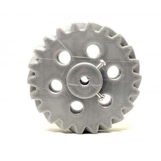 1 Pair 3D Printed Helical Plastic Spur Gear 22 Teeth, 83mm dia, 15mm Width, 6mm hole, 45 degree Helix for DIY Projects
