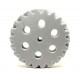 1pcs 3D Printed Left Helical Plastic Spur Gear 22 Teeth, 83mm dia, 15mm Width, 6mm hole, 45 degree Helix for DIY Projects