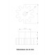 1pcs 3D Printed Plastic Spur Gear 10 Teeth, 30mm dia, 10mm Width, 6mm hole for DIY Projects