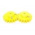 2pcs 3D Printed Plastic Spur Gear 18 Teeth, 50mm dia, 10mm Width, 6mm hole for DIY Projects