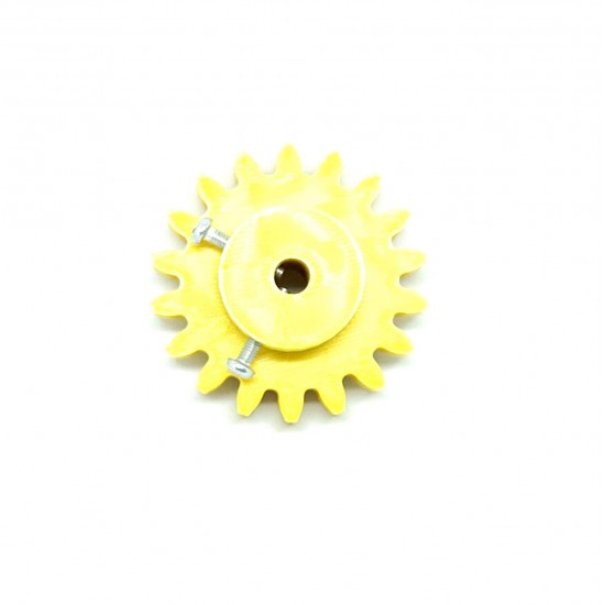 2pcs 3D Printed Plastic Spur Gear 18 Teeth, 50mm dia, 10mm Width, 6mm hole for DIY Projects