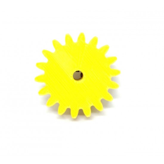 2pcs 3D Printed Plastic Spur Gear 18 Teeth, 50mm dia, 10mm Width, 6mm hole for DIY Projects