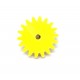 2pcs 3D Printed Plastic Spur Gear 18 Teeth, 50mm dia, 10mm Width, 6mm hole for DIY Projects