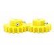 2pcs 3D Printed Plastic Spur Gear 18 Teeth, 50mm dia, 10mm Width, 6mm hole for DIY Projects