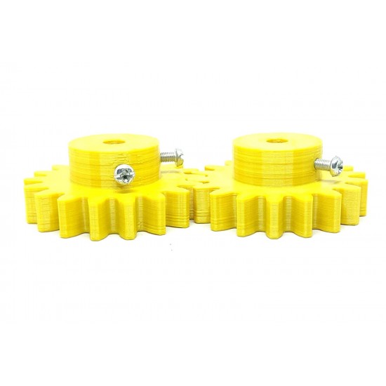 1pcs 3D Printed Plastic Spur Gear 18 Teeth, 50mm dia, 10mm Width, 6mm hole for DIY Projects