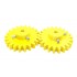 2pcs 3D Printed Plastic Spur Gear 22 Teeth, 60mm dia, 10mm Width, 6mm hole for DIY Projects