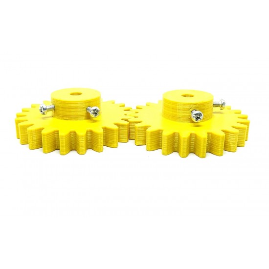 1pcs 3D Printed Plastic Spur Gear 22 Teeth, 60mm dia, 10mm Width, 6mm hole for DIY Projects