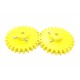 2pcs 3D Printed Plastic Spur Gear 26 Teeth, 70mm dia, 10mm Width, 6mm hole for DIY Projects
