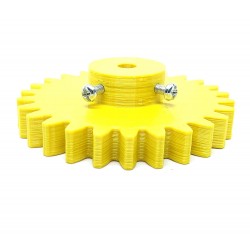 2pcs 3D Printed Plastic Spur Gear 26 Teeth, 70mm dia, 10mm Width, 6mm hole for DIY Projects