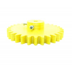2pcs 3D Printed Plastic Spur Gear 30 Teeth, 80mm dia, 10mm Width, 6mm hole for DIY Projects