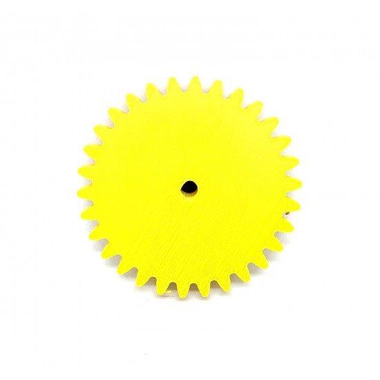 2pcs 3D Printed Plastic Spur Gear 30 Teeth, 80mm dia, 10mm Width, 6mm hole for DIY Projects