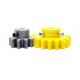 1pcs 3D Printed Plastic Spur Gear 10 Teeth (30mm dia) + 18 Teeth (50mm dia), 10mm Width, 6mm hole for DIY Projects