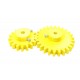 1pcs 3D Printed Plastic Spur Gear 18 Teeth (50mm dia) + 26 Teeth (70mm dia), 10mm Width, 6mm hole for DIY Projects