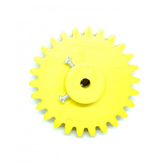 1pcs 3D Printed Plastic Spur Gear 22 Teeth (60mm dia) + 26 Teeth (70mm dia), 10mm Width, 6mm hole for DIY Projects