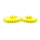 1pcs 3D Printed Plastic Spur Gear 26 Teeth (70mm dia) + 30 Teeth (80mm dia), 10mm Width, 6mm hole for DIY Projects