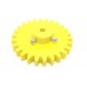 1pcs 3D Printed Plastic Spur Gear 26 Teeth (70mm dia) + 30 Teeth (80mm dia), 10mm Width, 6mm hole for DIY Projects