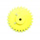 1pcs 3D Printed Plastic Spur Gear 26 Teeth (70mm dia) + 30 Teeth (80mm dia), 10mm Width, 6mm hole for DIY Projects