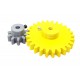 1pcs 3D Printed Plastic Spur Gear 10 Teeth (30mm dia) + 26 Teeth (70mm dia), 10mm Width, 6mm hole for DIY Projects