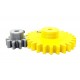 1pcs 3D Printed Plastic Spur Gear 10 Teeth (30mm dia) + 26 Teeth (70mm dia), 10mm Width, 6mm hole for DIY Projects