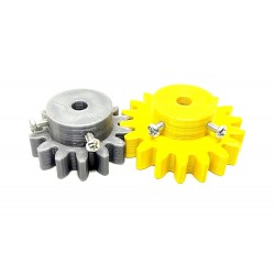 1pcs 3D Printed Plastic Spur Gear 14 Teeth (40mm dia) + 18 Teeth (50mm dia), 10mm Width, 6mm hole for DIY Projects