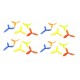 10 pair 3 Blade 50mm Blades Propeller for 0720 0820 coreless motor mini drones Aircraft Robotic Helicopter Toy