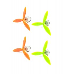4pcs N10 3.7V Mini Drone DC Motor 10x12x10mm 16000 RPM with 4Pcs 3 Blade 50mm Propeller For Helicopter Drones Toy Car Robot DIY