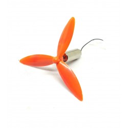 4Pcs DC 3.7V 820 8x20mm Micro Coreless Motor With 4Pcs 50mm 3 Blade Propeller High Speed Mini Drones Quadcopter