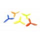 4pcs N20 3.7V Mini Drone Dual Shaft DC Motor 10x12x15mm 6000 RPM with 4Pcs 50mm 3 Blade Propeller For Airplane Helicopter Drones Toy Car Robot DIY