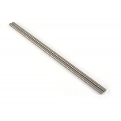 2pcs EN31 Rustproof Steel Smooth Rod 4mm OD 100mm (0.1 mtr) Long for CNC Robotics Machines DIY Projects
