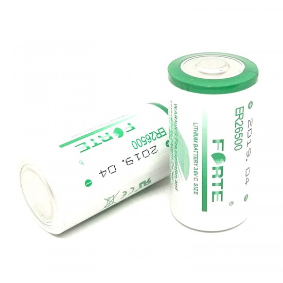 1pcs 3.6V 9000mah ER26500 C Size LITHIUM THIONYL CHLORIDE BATTERY (LiSoCl2) Battery Non Rechargeable for CNC PLC FANUC