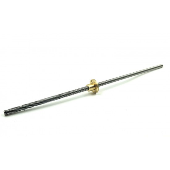 1Pcs 600mm (0.6 mtr) SS304 Threaded Rod M12 12mm OD + M12 nut 1.75mm Pitch 12mm T Nut Brass round Flange Single Nut for 3D Printer CNC Robotics 1Pcs 600mm (0.6 mtr) SS304 Threaded Rod M12 12mm OD + M12 nut 1.75mm Pitch 12mm T Nut Brass round Flange Single Nut for 3D Printer CNC Robotics