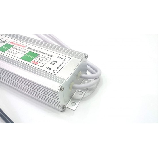 12V 8A 100 Watt DC Power supply waterproof IP67 LED DRIVER CCTV for OUTDOOR