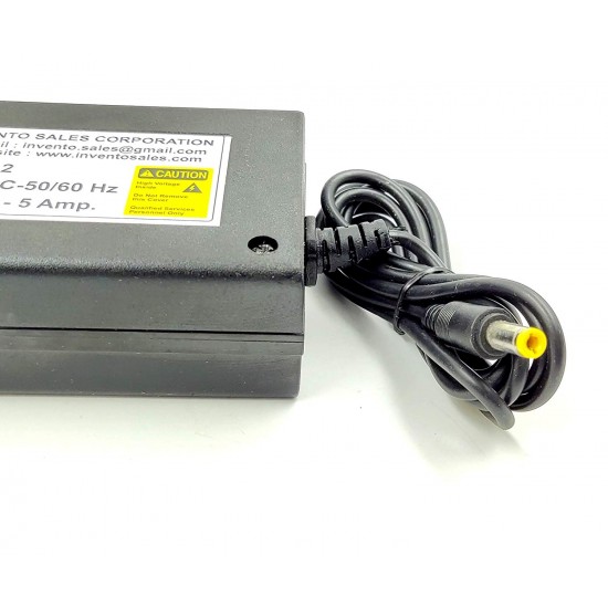 12V 5A DC Power supply AC Adaptor SMPS For LED Strip CCTV Power Adaptor