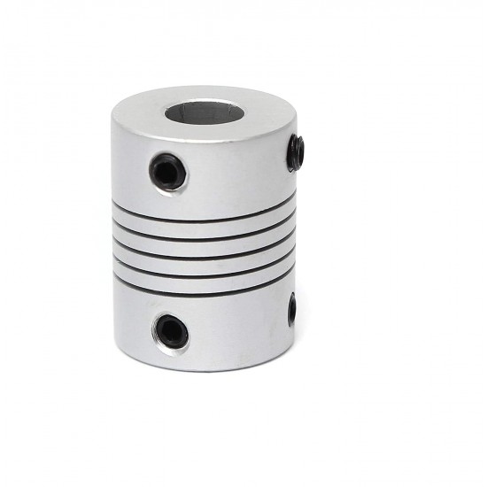 2pcs 5mm x 6mm Aluminum Flexible Coupling 5x6 for Nema 17 Z Axis 3D Printer CNC DIY