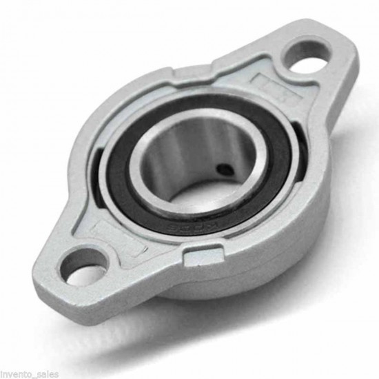 1Pcs FL000 10mm Self Aligning Flange Pillow Block Ball Bearing For 3D Printer CNC DIY