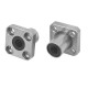 1pcs LMK6UU 6mm Rod Linear Ball Bearing Square Flange for CNC Robotic Machines DIY Project