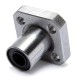 1pcs LMK6UU 6mm Rod Linear Ball Bearing Square Flange for CNC Robotic Machines DIY Project