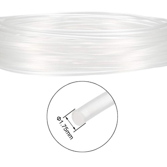 20 meter 1.75mm Natural Transparent Clear PLA Filament Plastic 3D Printing Filament For 3D Pen 3D Printer