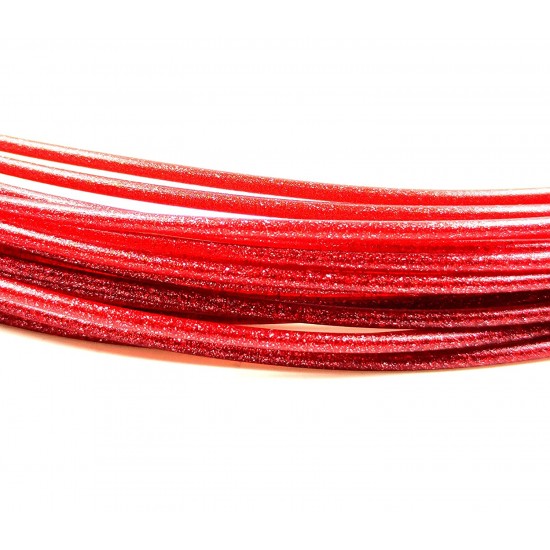 10 meter 1.75mm Red Glitter PLA Filament Plastic 3D Printing Filament For 3D Pen 3D Printer