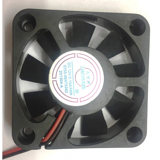 50x50x10mm DC Brushless 12V 2 Pin Cooling Fan for 3D Printer, Robotics, DIY Projects 50x50x10mm DC Brushless 12V 2 Pin Cooling Fan for 3D Printer, Robotics, DIY Projects