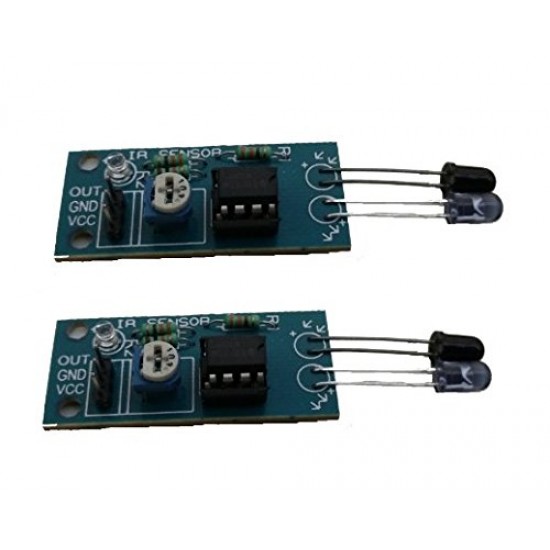 2pcs IR Infrared Obstacle Avoidance Sensor Module for DIY Smart Car Robot