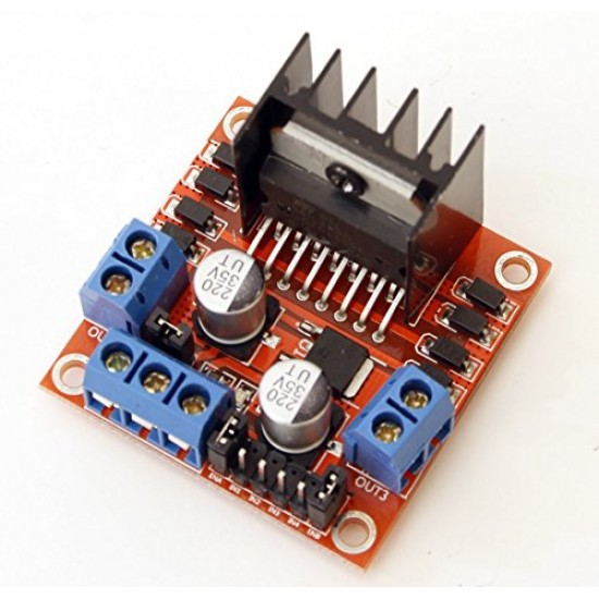 L298N Dual Bridge DC stepper Motor Driver Controller module Board for DIY