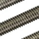 2pcs SS304 Rustproof Stainless Steel Threaded Rod M12 12mm OD 1000mm (1 mtr) Long Pitch 1.75mm for 3D Printer CNC Robotics Machines DIY Projects