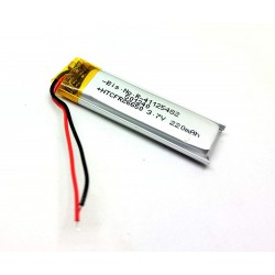 3.7V 340mAh Li-ion Rechargeable Battery 45x12x5mm for Quadcopter Helicopter Drones GPS PDA DVD iPod Tablet PC DIY