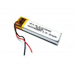 3.7V 350mAh Li-ion Rechargeable Battery 38x12x4mm for Quadcopter Helicopter Drones GPS PDA DVD iPod Tablet PC DIY