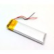 3.7V 350mAh Li-ion Rechargeable Battery 38x12x4mm for Quadcopter Helicopter Drones GPS PDA DVD iPod Tablet PC DIY