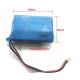 7.4V 1000 mAh Polymer Li-ion Rechargeable battery for GPS iPod Tablet PC Drones