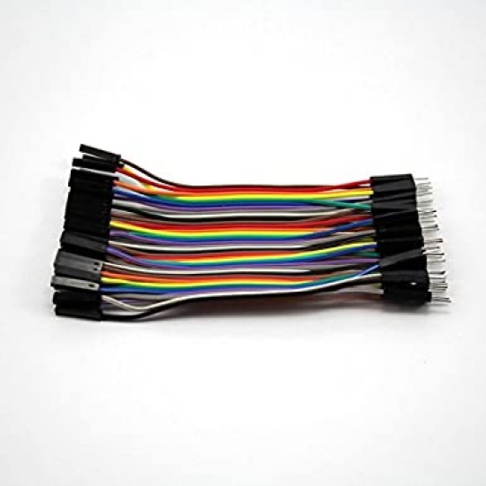 40pcs Dupont 20CM Female To Male Jumper Wire Ribbon Cable - Breadboard DIY