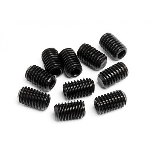 20 pcs M3 x 8 mm Long Grub Screws - Black Anodised for DIY Projects 20 pcs M3 x 8 mm Long Grub Screws - Black Anodised for DIY Projects