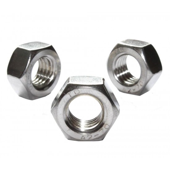 4 pcs M20 20mm Nuts- Stainless Steel SS304 Nuts for DIY Projects